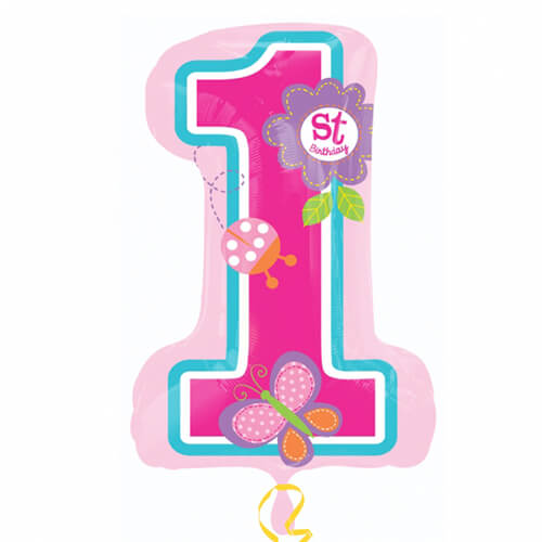 Party Balloon 19"Sweet Birthday Girl Foil Balloon