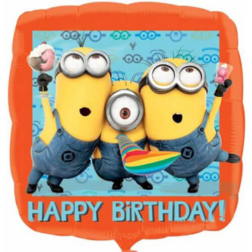 Party Balloon Minions Balloon - 18'' Square Foil