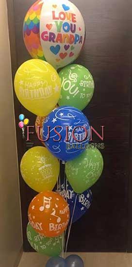 Love You Grandpa Balloons Bouquet