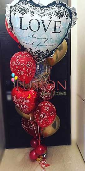 Love Forever Balloons Bouquets