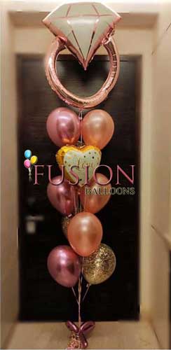 Special Ring Balloon Bouquets 