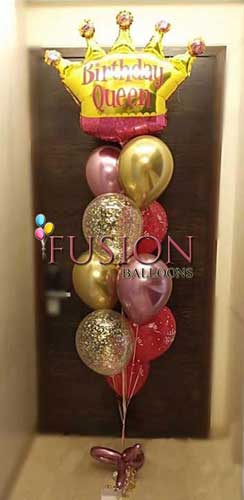 Birthday Queen Balloons Bouquets