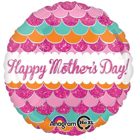 Party Balloon 18" Happy Mother'S Day Pink Sparkle Foil Balloon