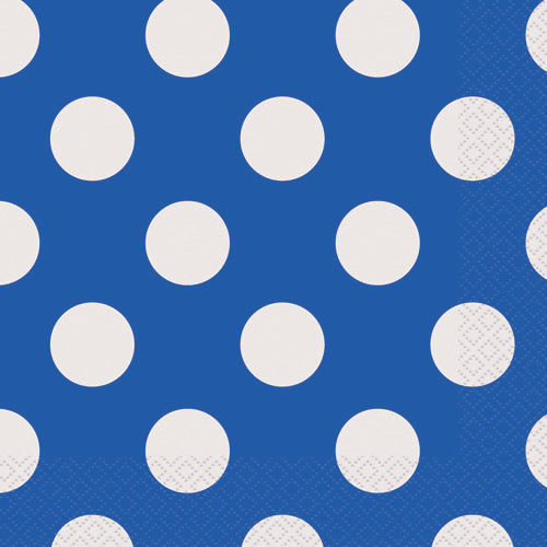 Party Balloons Blue Lunch Napkins 16Ct.