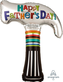 Party Balloon Large Shape Happy Father's Day Hammer