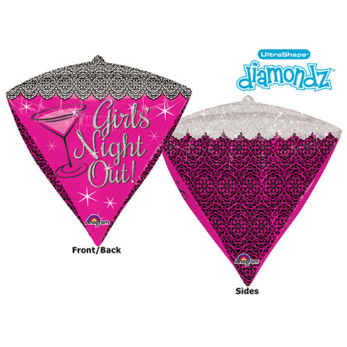 Party Balloon 17" Girl's Night Out Diamondz G20