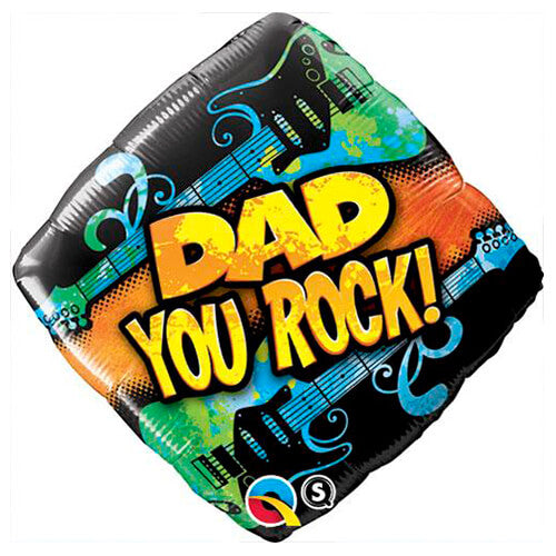 Party Balloon 18" Dad You Rock Foil Balloon