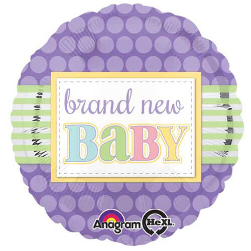 Party Balloons Celebrate 18" Brand New Baby Foil Balloon S40