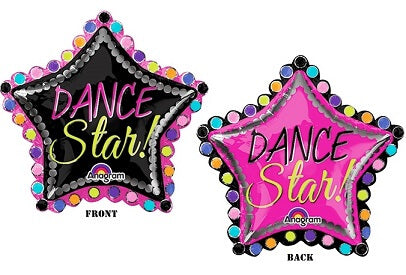 Party Balloon 30" Dance Star Balloon Foil Balloon P35