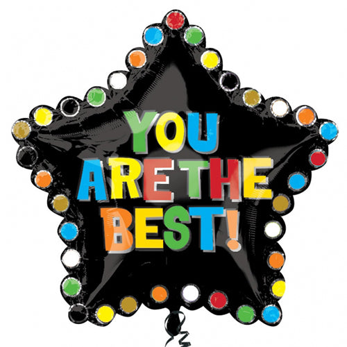 Party Balloon 18" You Are The Best Star Balloon 1Ct