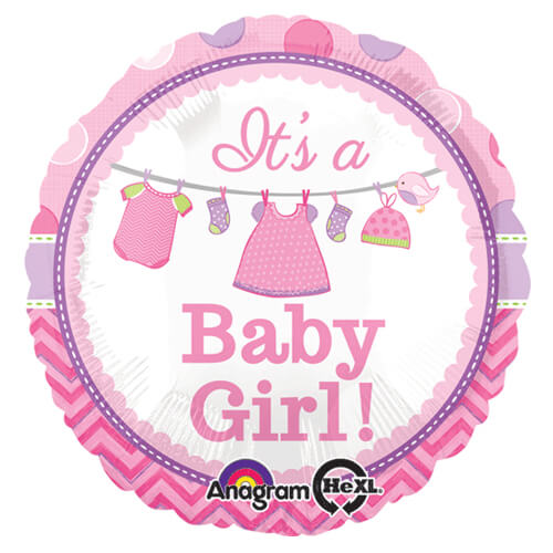 Party Balloon 18" Shower With Love Girl Foil Balloon S40