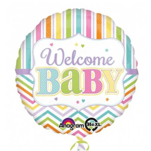 Party Balloons Celebrate 18" Baby Brights Foil Balloon S40