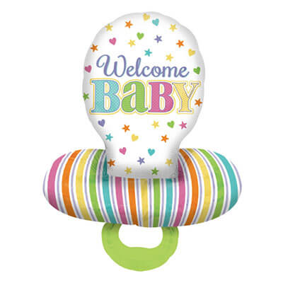 Party Balloons Celebrate 29" Baby Pacifier  Foil Balloon P55