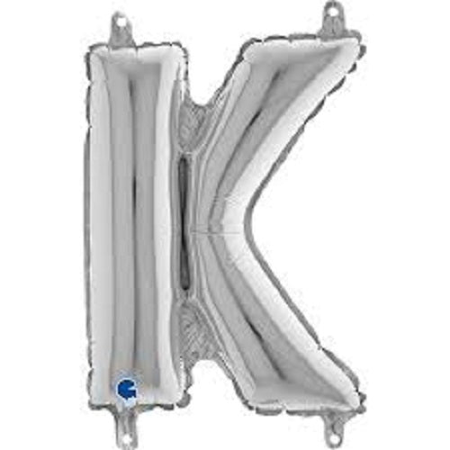40" Silver Letter (K) Foil Balloon 