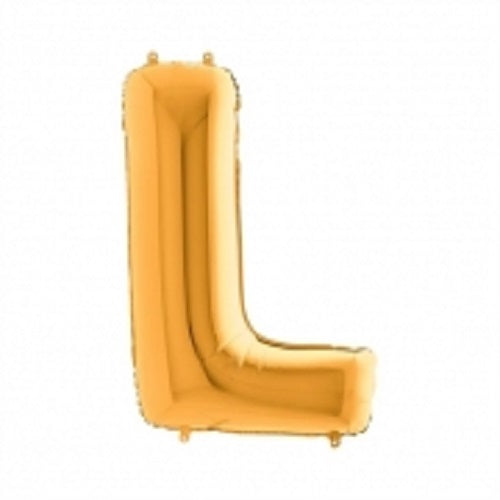40" Gold Letter (L) Foil Balloon 