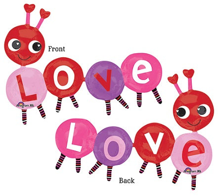 Party Balloons Multi Balloon Love Bug Foil Balloon P70