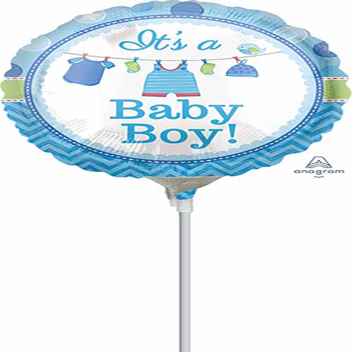 Party Balloons 4C Shower With Love Boy
