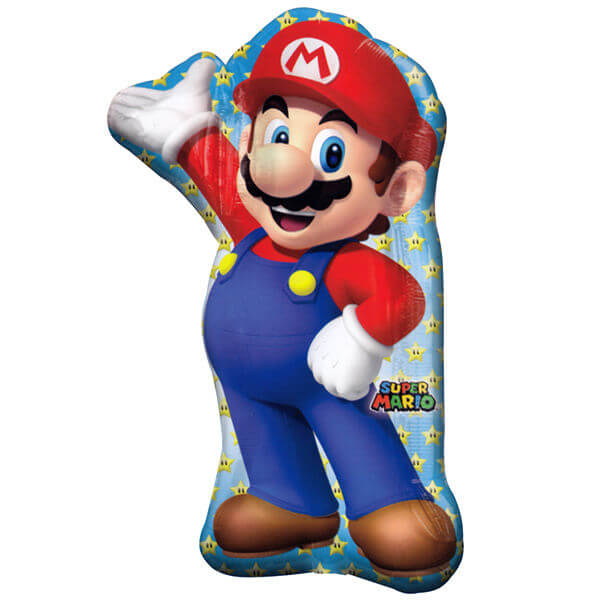 Party Balloon 33" Super Mario Supershape Foil Balloon P38