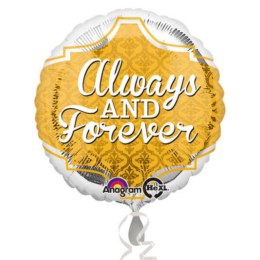 Party Balloons Celebrate 18" Always and Forever Foil Balloon S40