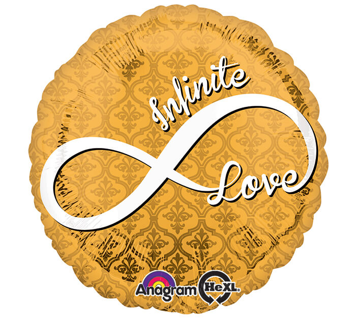Party Balloons Celebrate 18" Infinite Love Foil Balloon S40