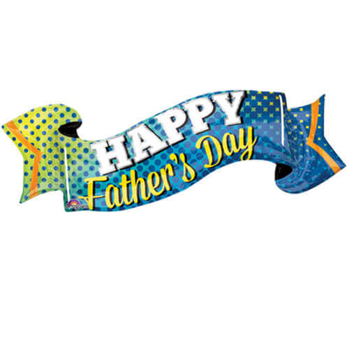 Party Balloon Father's Day Banner Super Shape Foil Balloon
