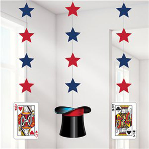 Party Balloon Magic Party Star Hanging Cutouts 