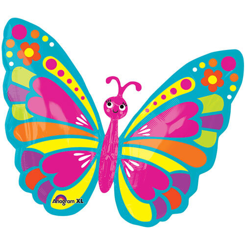 Party Balloon Happy Spring Butterfly S50