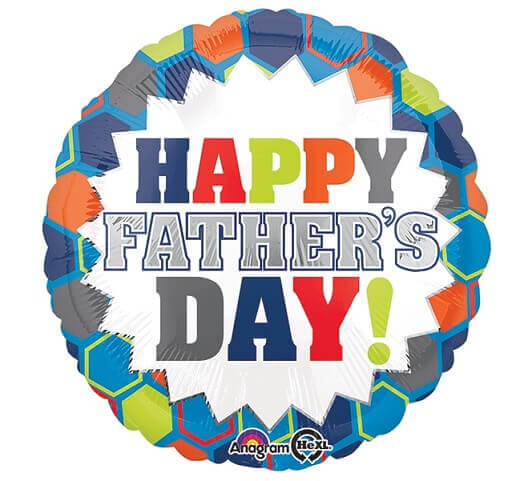 Party Balloon 18" Happy Father's Day Burst Foil Balloon