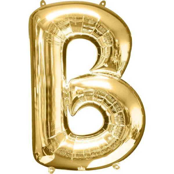 Party Balloon Gold B Letter Foil Balloon L34