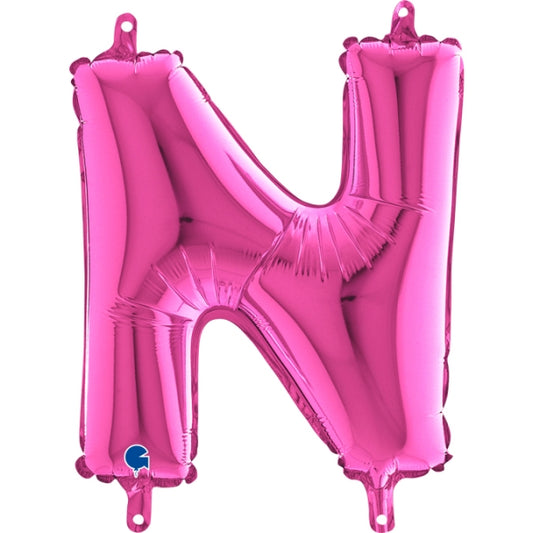 40" Pink Letter (N) Foil balloon 