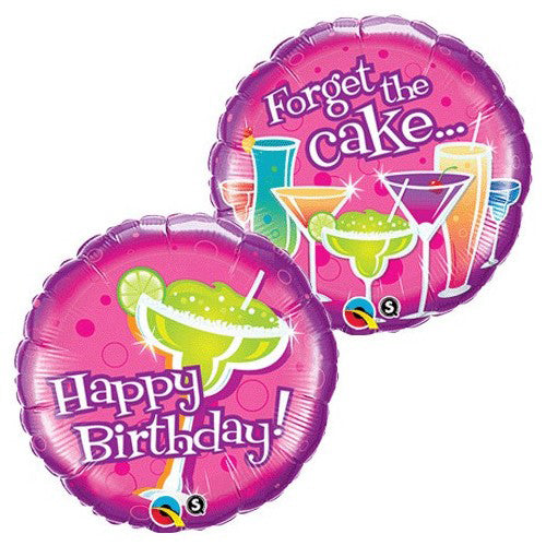 Party Balloon 18" Birthday Forget The Cake Foil Balloon