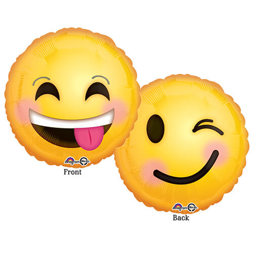 Party Balloon 18" Emoticons Smile Face Foil Balloon S40