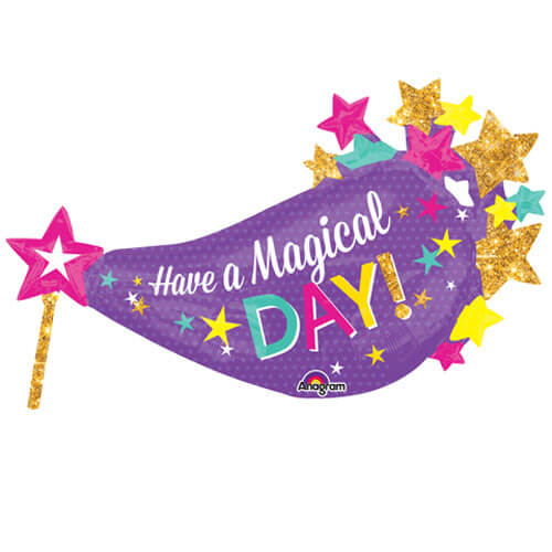 Party Balloon Magical Birthday Banner Balloon P35