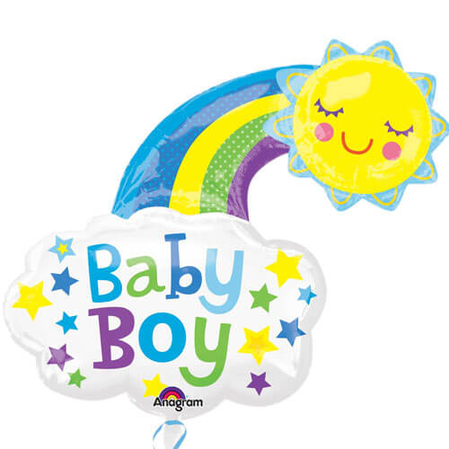 Party Balloon Baby Boy Bright Sun Balloon