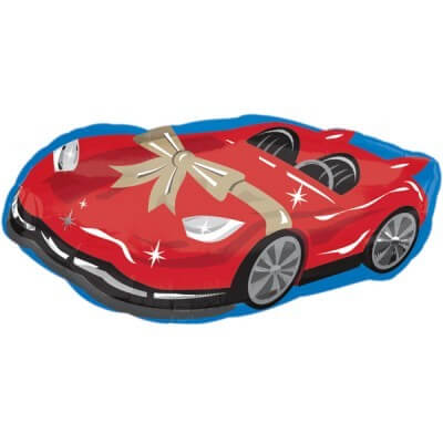Party Balloon 36" Race Car SuperShape Foil Balloon P35