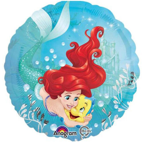 Party Balloon The Little Mermaid Flounder &amp; Ariel Balloon S60