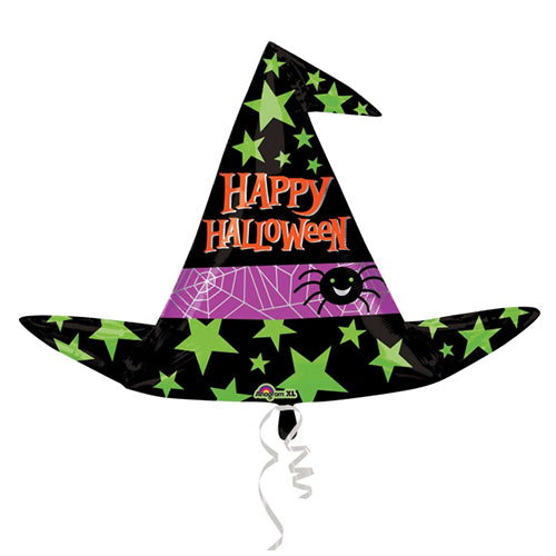 Party Balloon Halloween Witch Hat SuperShape Balloon