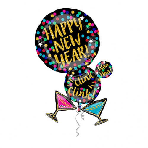 Party Balloon Martini Bubble New Year Balloon