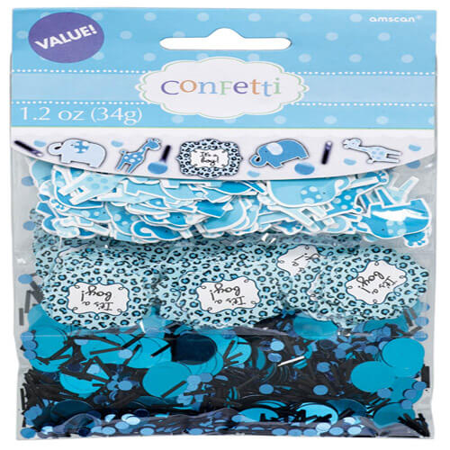 Party Balloon Confetti Decoration Pack Sweet Safari Boy