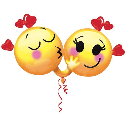 Party Balloons 36" Emoticons in Love Foil Balloon P35