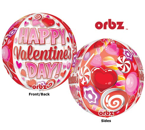 Party Balloons 16" Happy Valentine Candy Day Foil Balloon