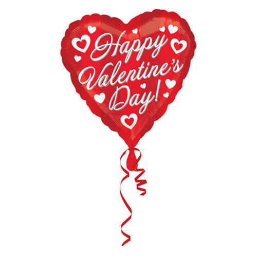 Party Balloons 18" Happy Valentine Day Classic Balloon 