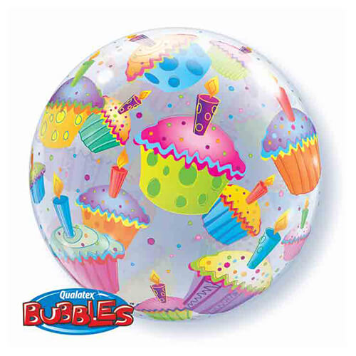 Party Balloon 22"Cupcakes Bubble Balloon