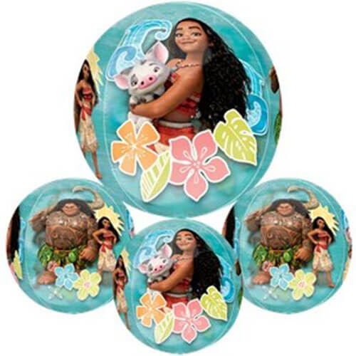 Party Balloon Disney Moana Clear Orbz Balloon 16"-18" Foil G40