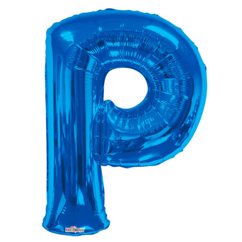 40" Blue Letter (P) Foil Balloon 