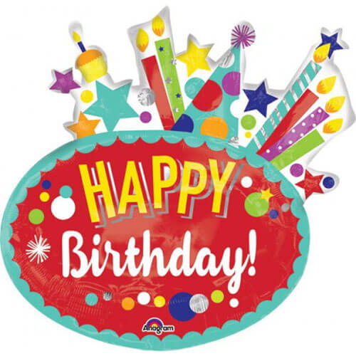 Party Balloon Festive Birthday Foil Balloon P35