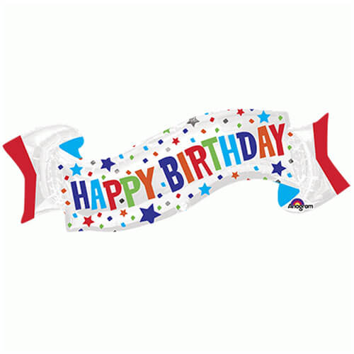 Party Balloon Happy Birthday Banner Balloon