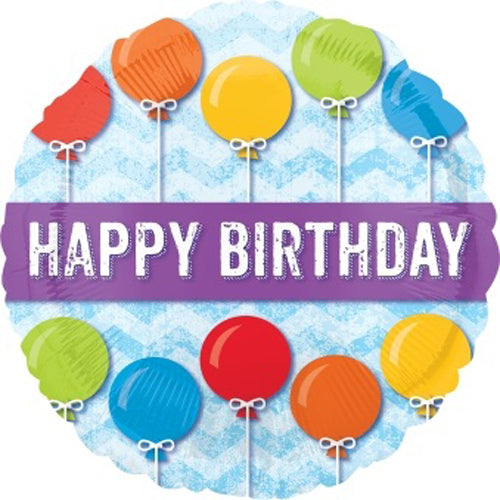 Party Balloons 18" Birthday Balloon Strings S40