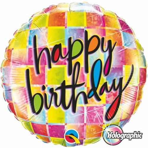 Party Balloon 18"Birthday Kaleidoscope Foil Balloon