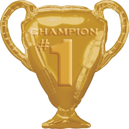 Party Balloon Gold Champion 28" Foil Balloon 
